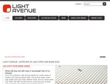Tablet Screenshot of light-avenue.com